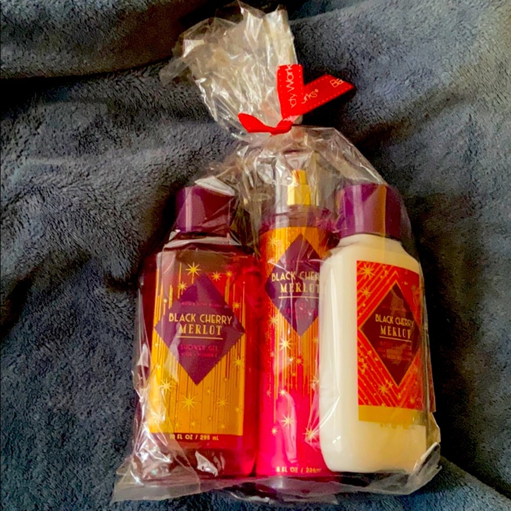 Bath & Body Works Black Cherry Merlot Trio